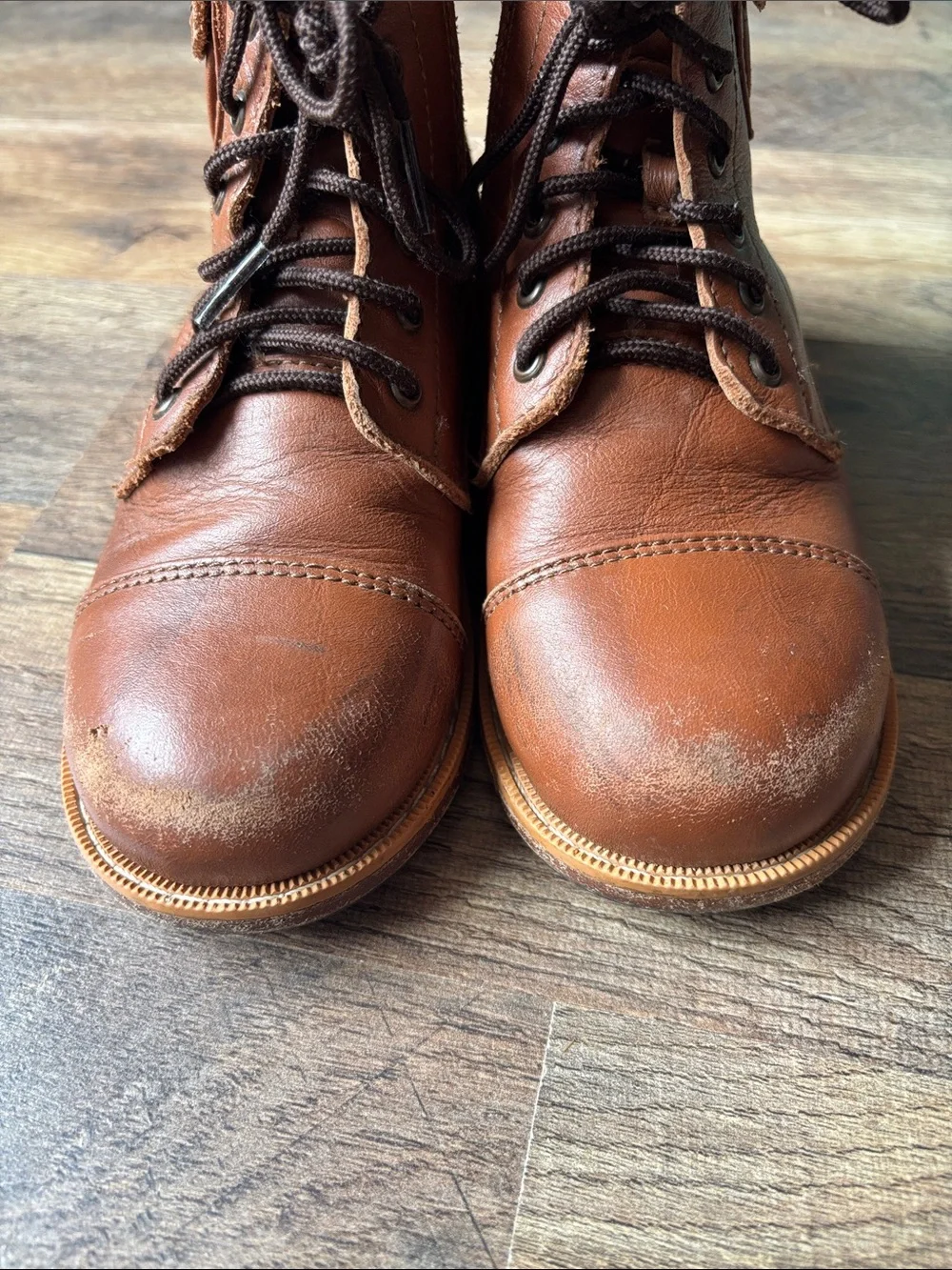 Mikoleon Brown Heirloom Luxe Leather Boots size 29 or 11.5